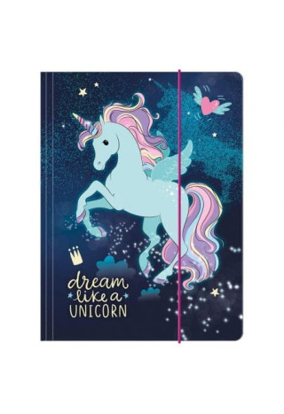 Teczka z gumką A4 DERFORM Jednorożec13