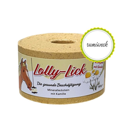 Lizawka LOLLY-LICK rumianek 750g