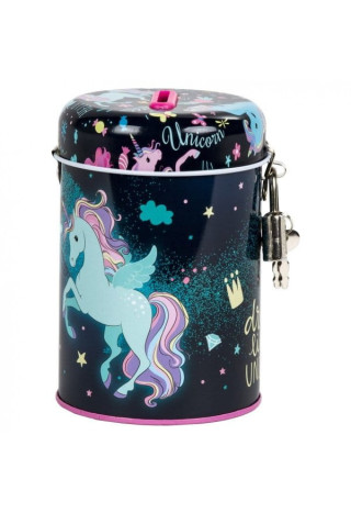Skarbonka metalowa DERFORM Jednorożec13