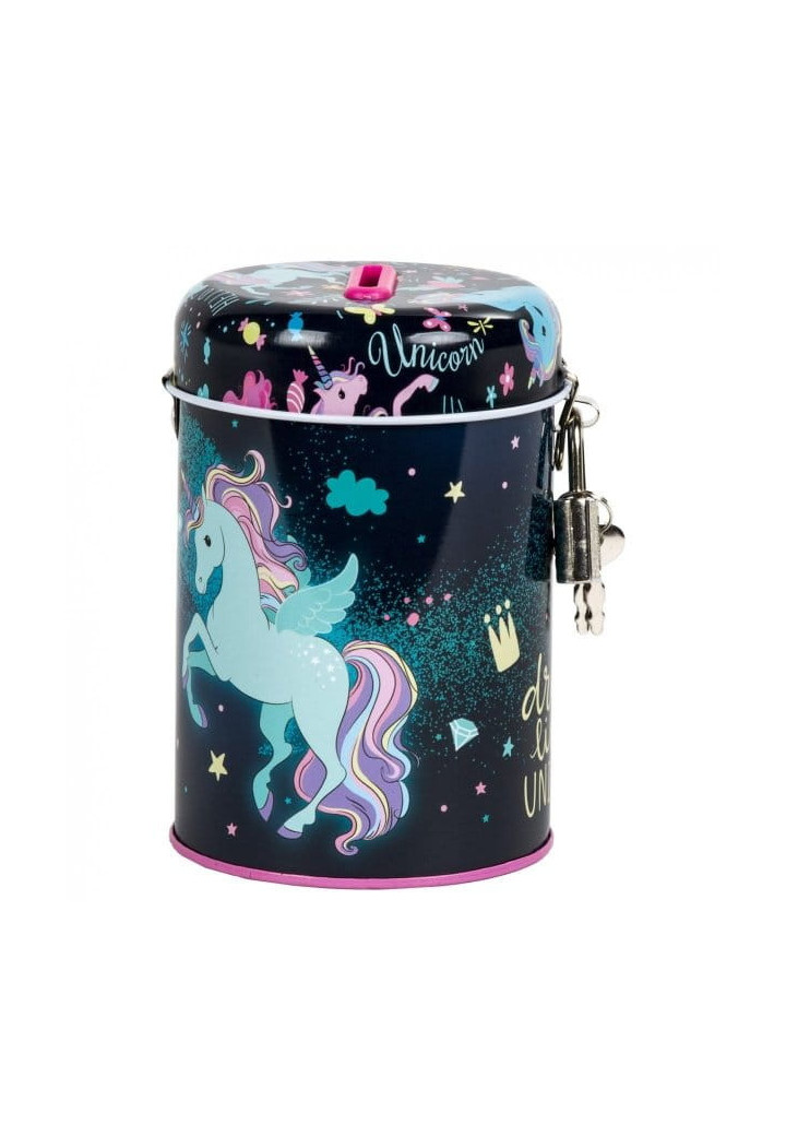 Skarbonka metalowa DERFORM Jednorożec13