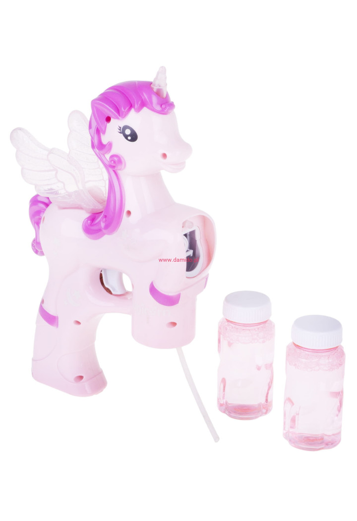 Pistolet Bańki Mydlane JIADIHONG Jednorożec