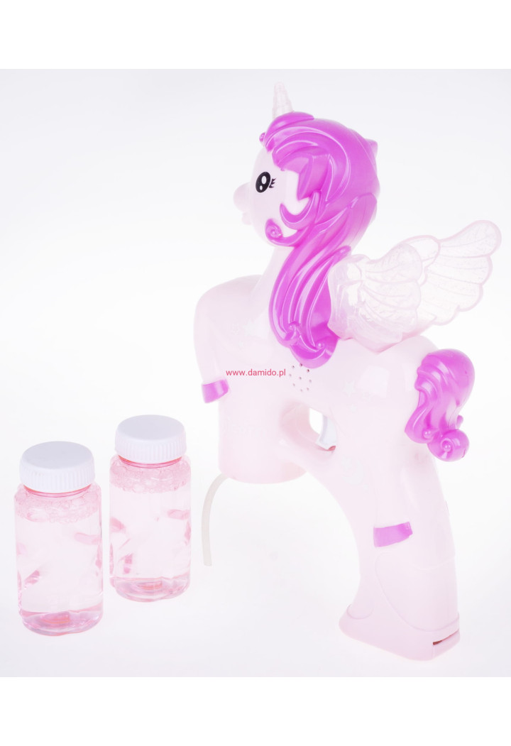 Pistolet Bańki Mydlane JIADIHONG Jednorożec