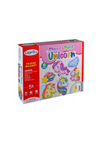 Zestaw kreatywny HIPO Gipsowe Magnesy Jednorożec