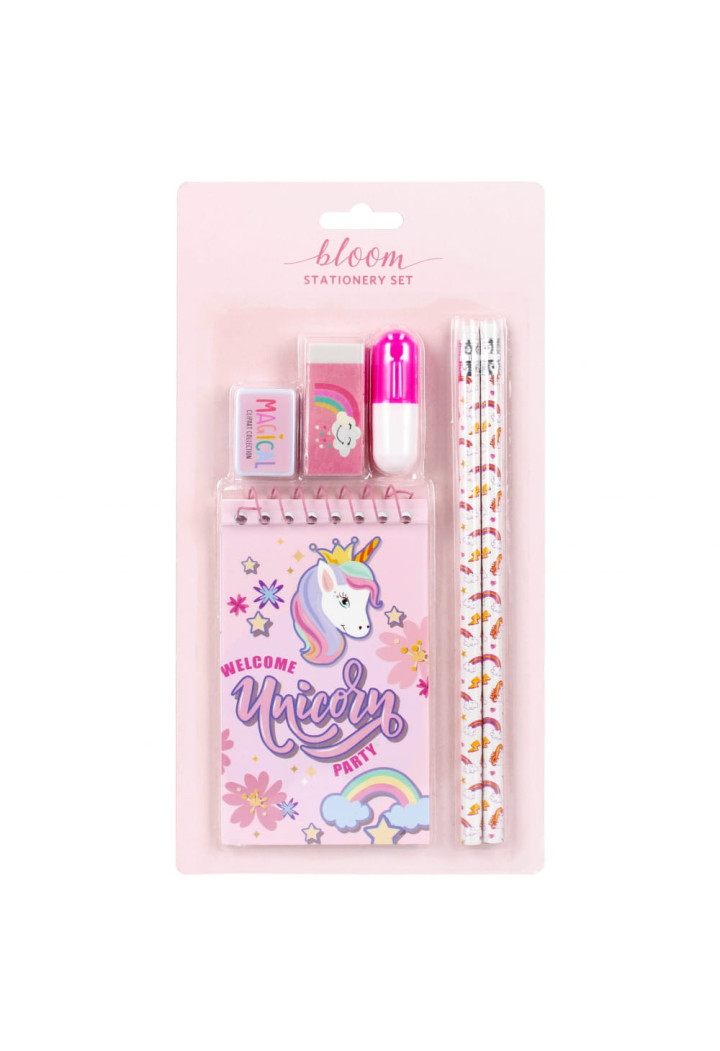 Zestaw szkolny STARPAK Unicorn notes+akcesoria