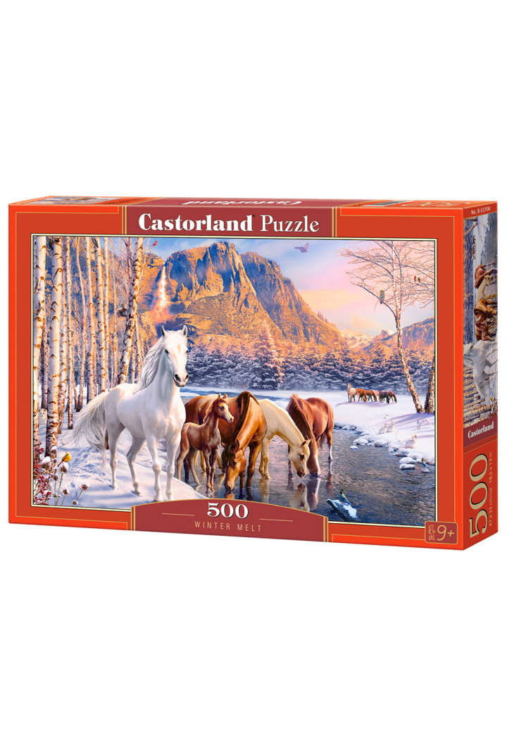 Puzzle CASTORLAND Winter Melt 500 elementów