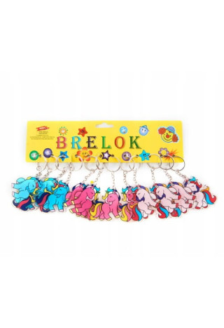 Brelok MIDEX Jednorożec 6cm mix