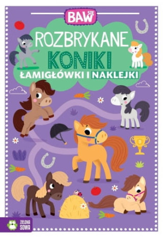 Książeczka eduk. ZIELONA SOWA Rozbrykane Koniki