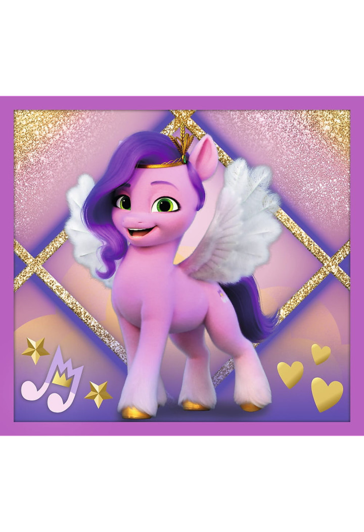Puzzle TREFL 10w1 Lśniące Kucyki Pony