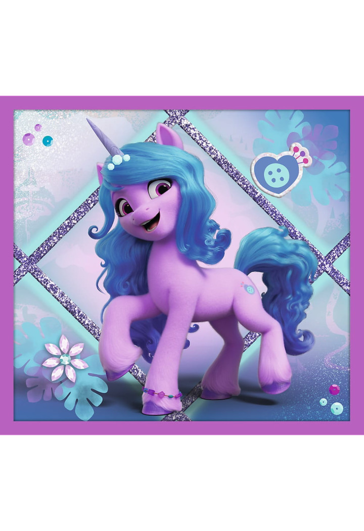 Puzzle TREFL 10w1 Lśniące Kucyki Pony