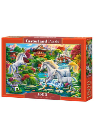 Puzzle CASTORLAND Horse Unicorn Garden 1000el.
