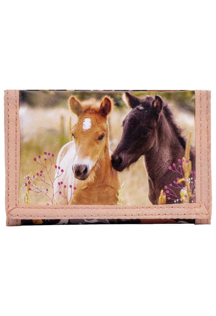 Portfel z rzepem DERFORM Konie24