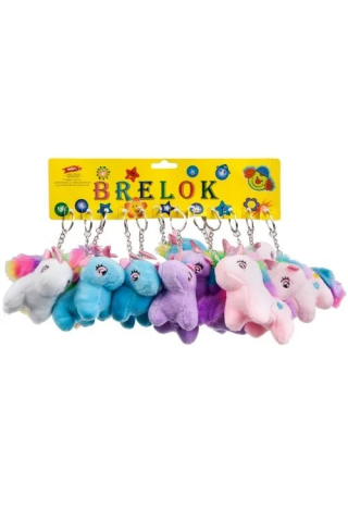 Brelok MIDEX Jednorożec pluszowy