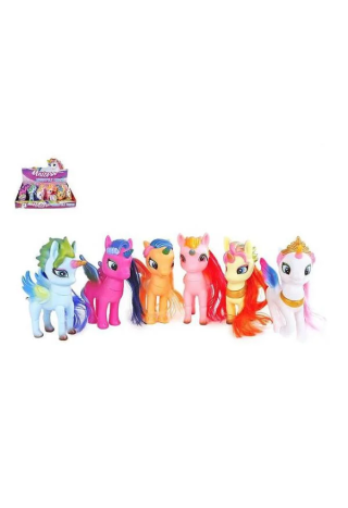 Zabawka ET Jednorożec/pegaz  gumowa mix