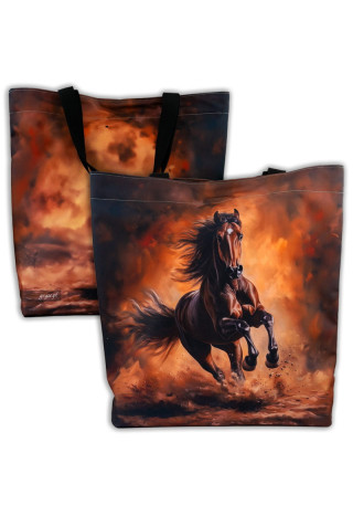 Torba na ramię GRYZE Rear horse brown 11 46x50