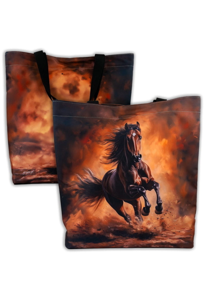 Torba na ramię GRYZE Rear horse brown 11 46x50