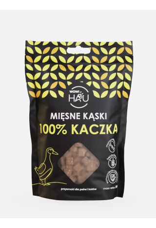 Smaczki dla psa WOW!PETS Kąski Kaczka 120g