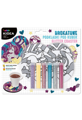 Zestaw kreatywny DERFORM Brokatowe podkładki