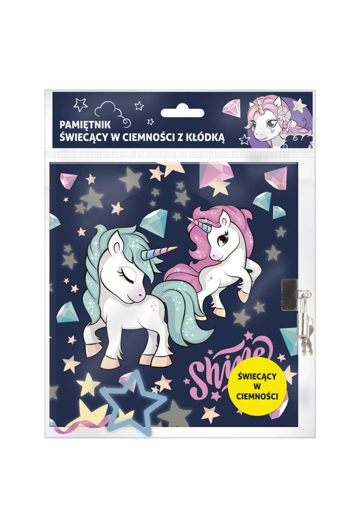 Pamiętnik DERFORM Jednorożec14 160x170