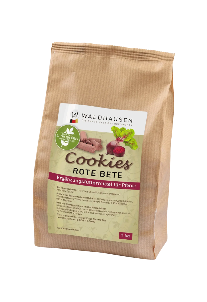 Przysmak dla koni WALDHAUSEN Cookies beetroot 1kg