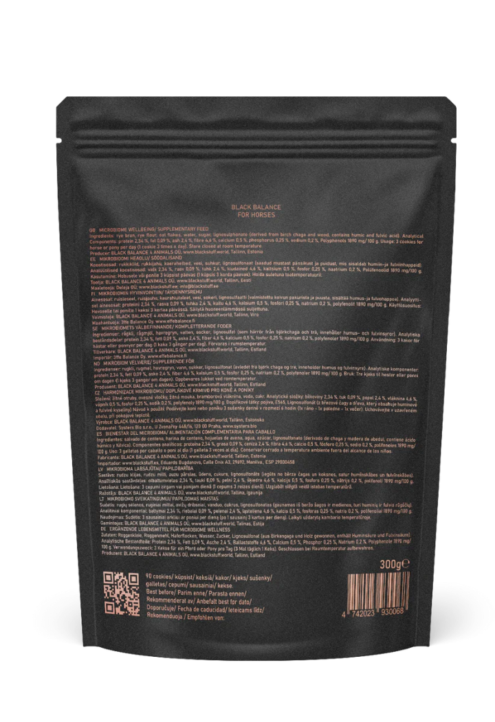 Supl.na wrzody BLACK STUFF BlackBalanceCookie 300g