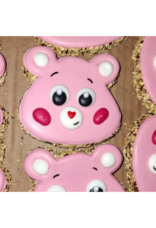 Ciastko PAKA DLA RUMAKA Różowy Miś