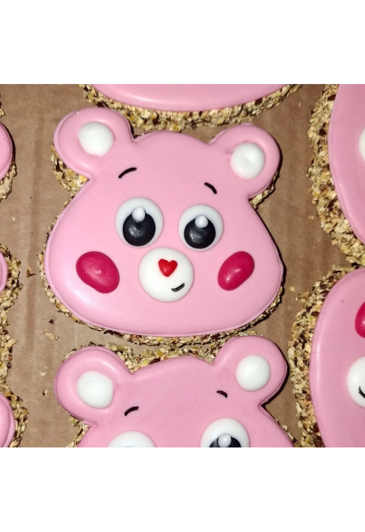 Ciastko PAKA DLA RUMAKA Różowy Miś