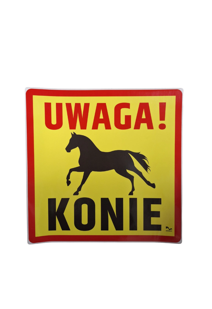 Naklejka na koniowóz DO STAJNI wzór 04