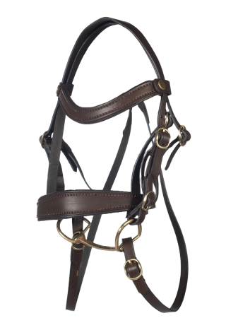 Ogłowie HKM HobbyHorsing Basic brown