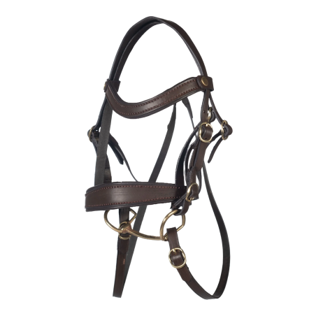 Ogłowie HKM HobbyHorsing Basic brown