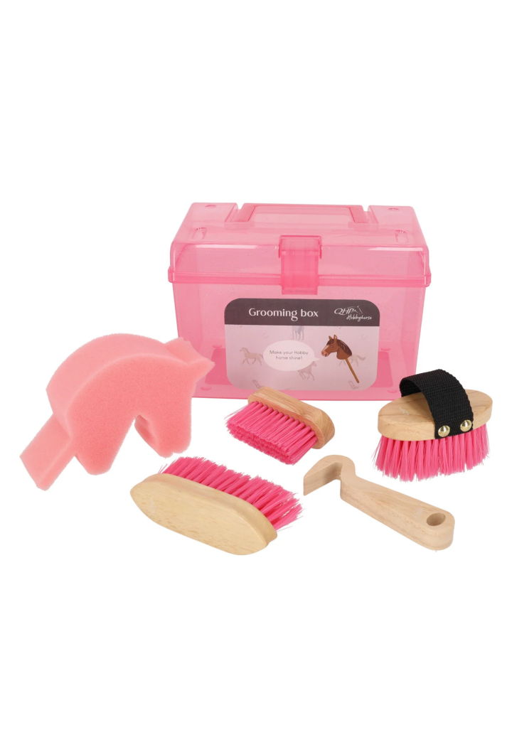Skrzynka+szczotki QHP Grooming Box Hobby Horse