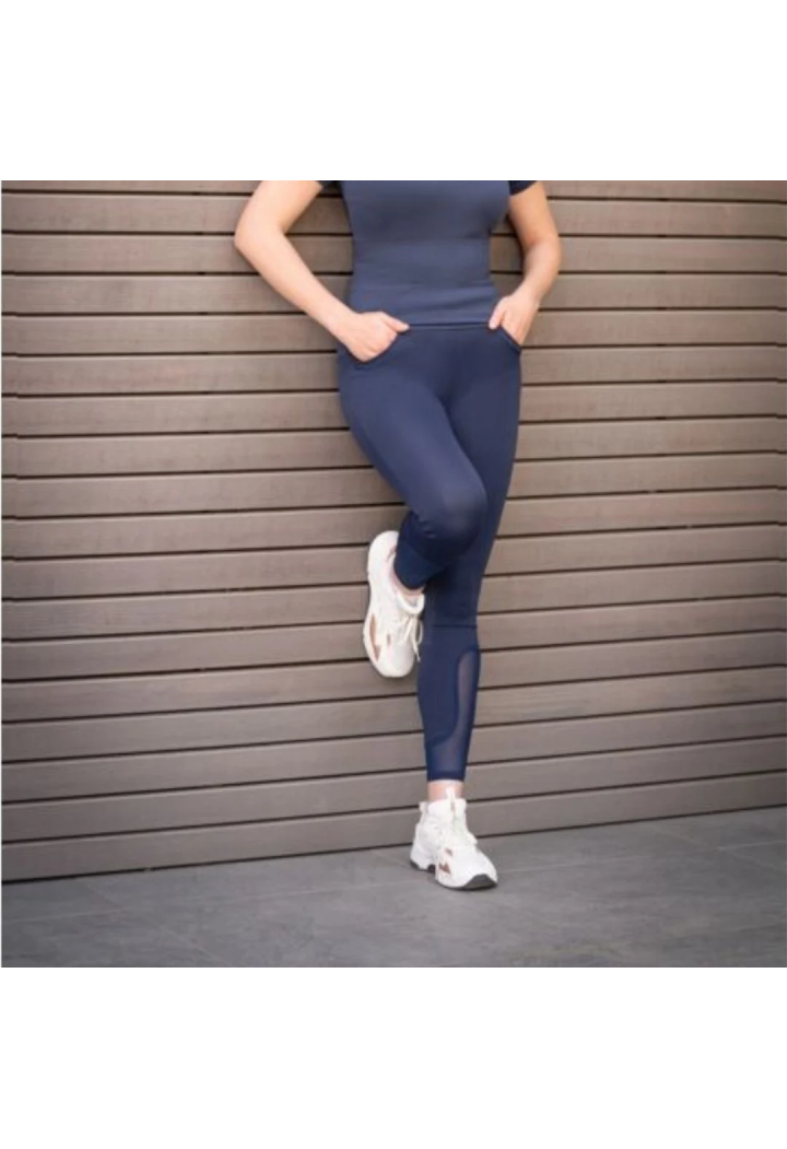 Legginsy HKM Mesh II Silikon damskie