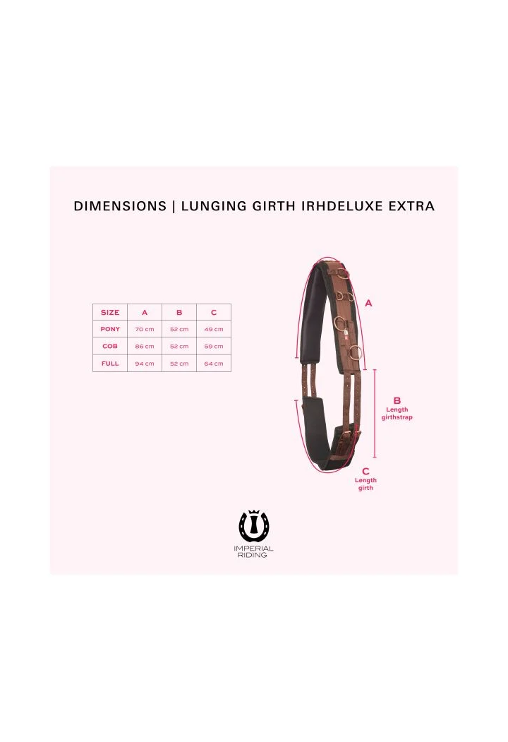 Pas do lonżowania Imperial Riding Deluxe Extra