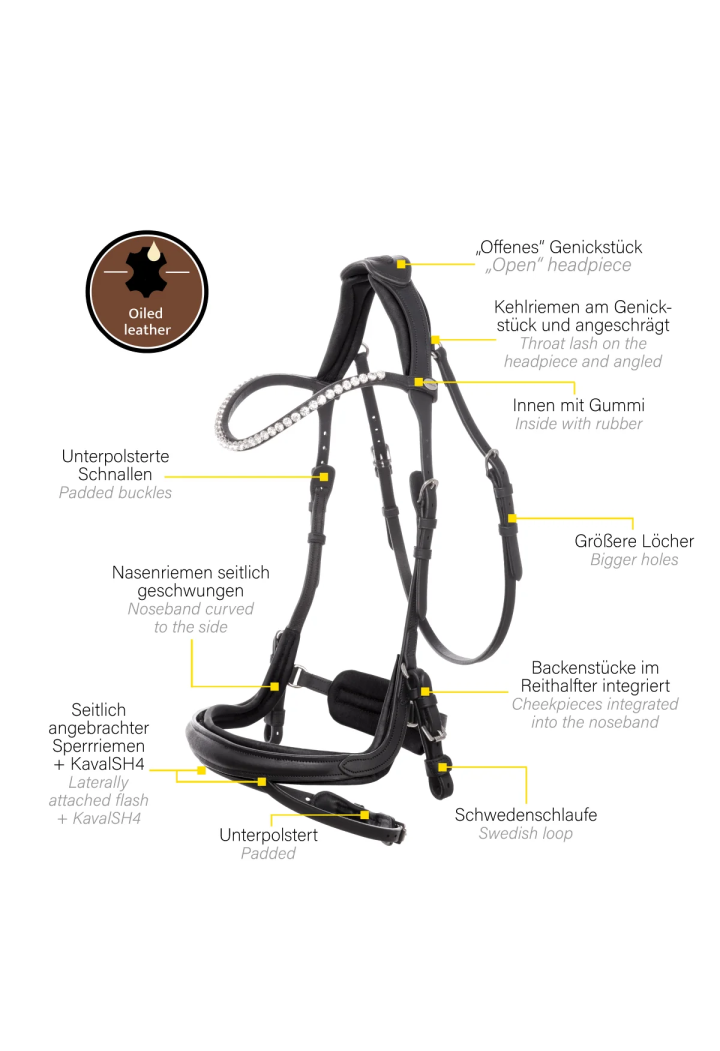 Ogłowie KAVALKADE Caliano