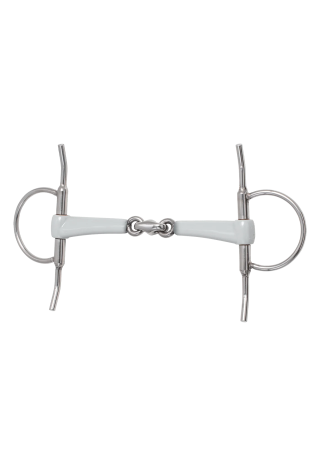 Wędzidło z wąsami BERIS Fulmer podwójnie łamane