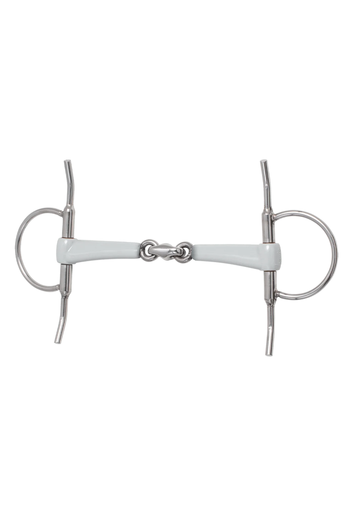 Wędzidło z wąsami BERIS Fulmer podwójnie łamane