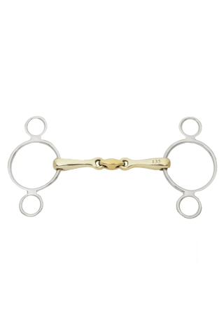 Wędzidło Wielokrążek podwójnie łamany KAVALBIT 3-Ring 16mm