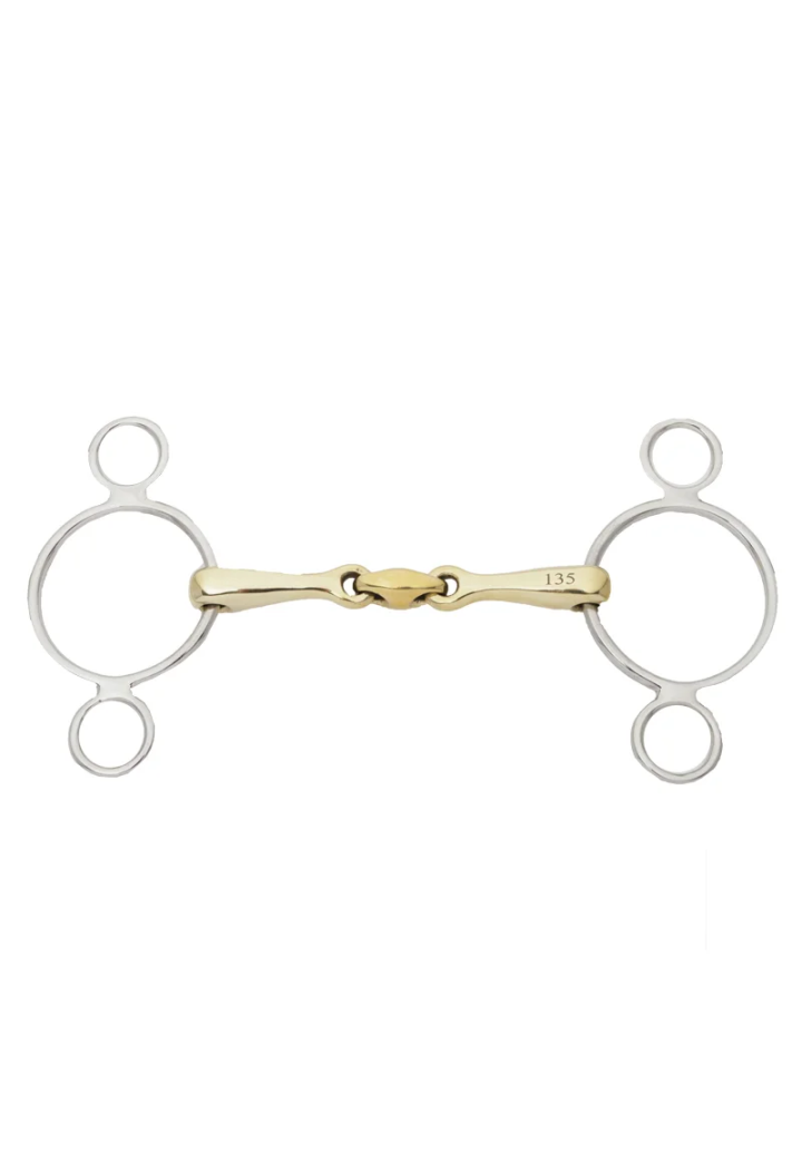 Wędzidło Wielokrążek podwójnie łamany KAVALBIT 3-Ring 16mm