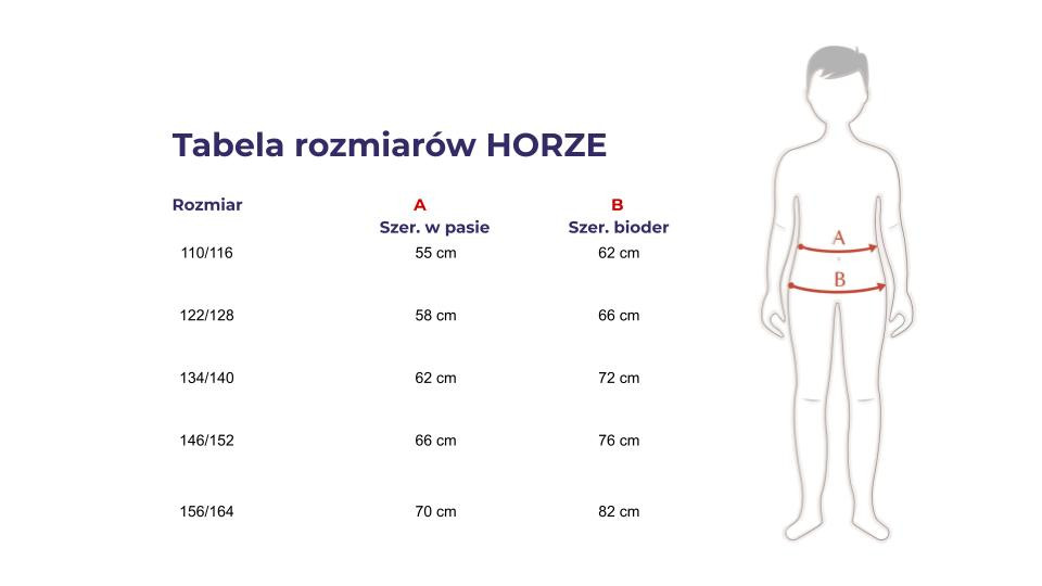 Legginsy HORZE GillianCompression 25SS młodzieżowe