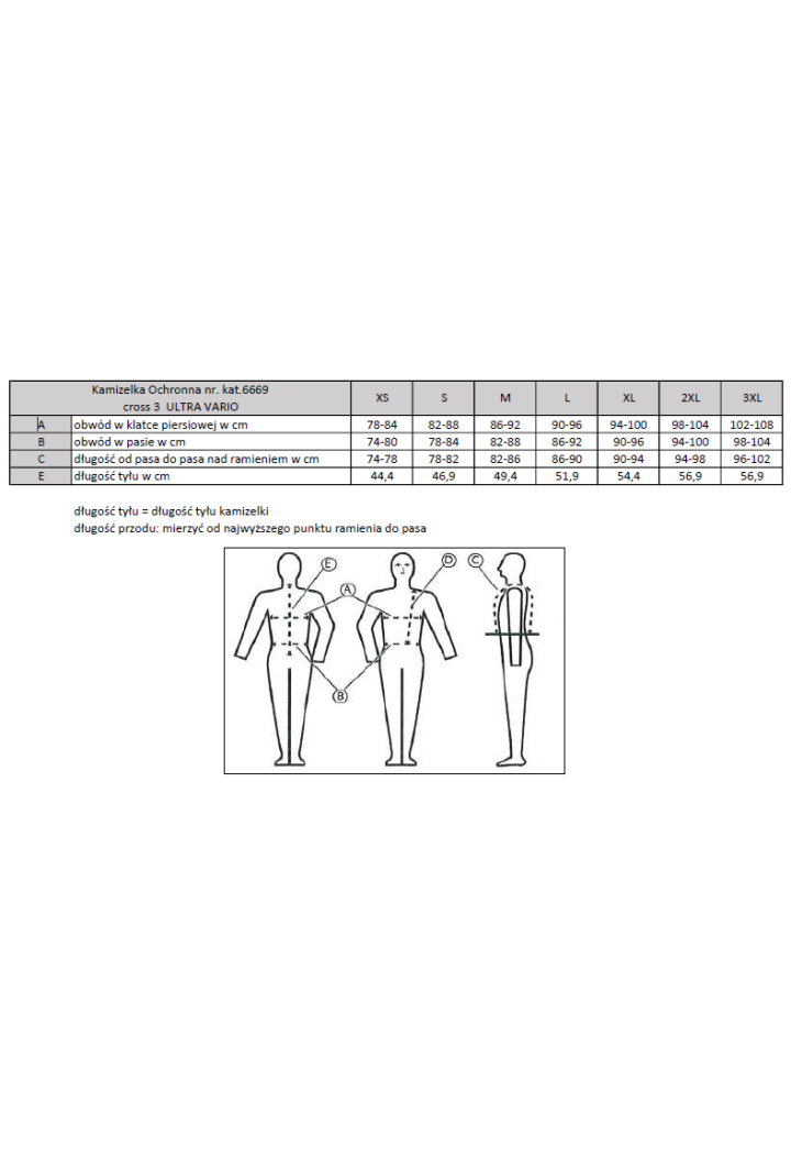Kamizelka ochronna KOMPERDELL Ultra Vario M