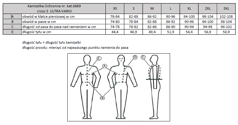 Kamizelka ochronna KOMPERDELL Ultra Vario M