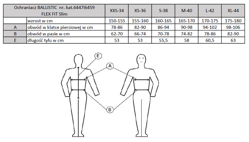 Kamizelka ochronna KOMPERDELL BallisticFlexFitSlim