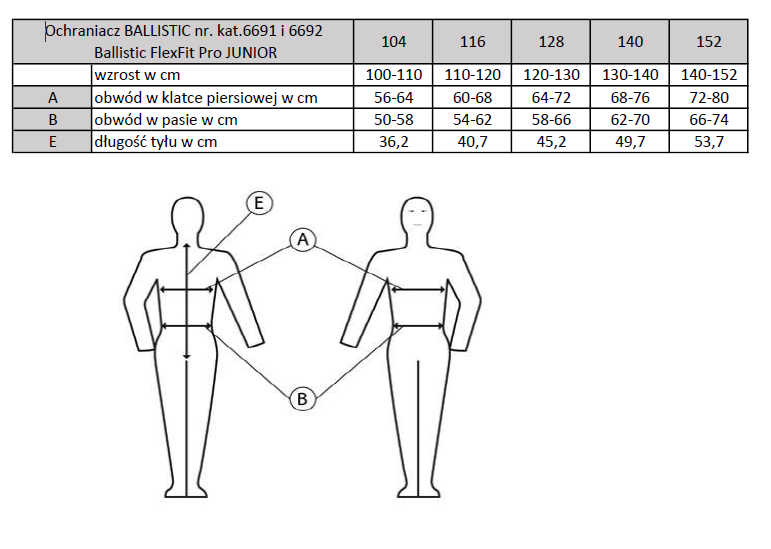 Kamizelka ochronna KOMPERDELL Ballistic Junior