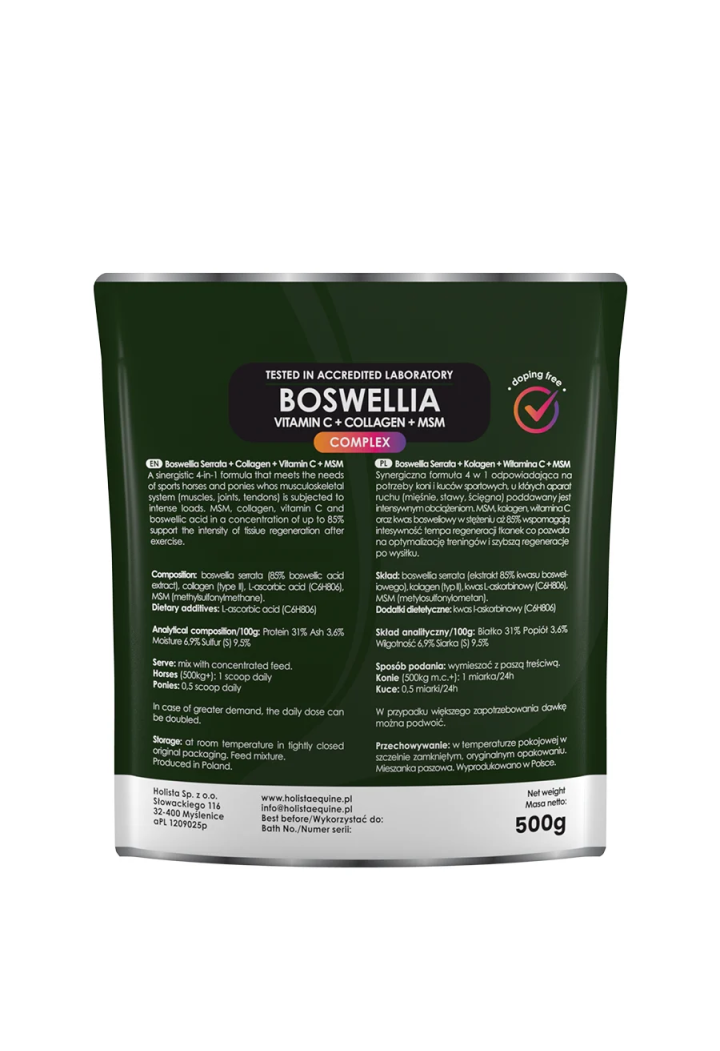 Suplement HOLISTA Boswellia Serrata Complex 500g