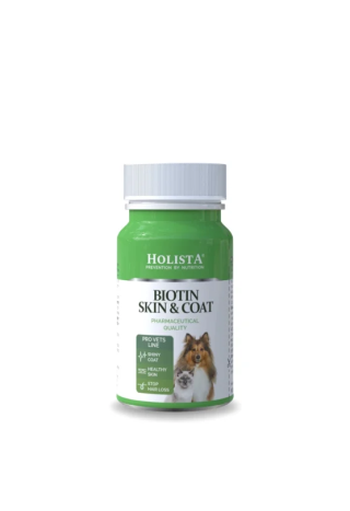 Biotyna HOLISTA Skin&Coat dla psa i kota 90 tabletek