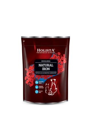 Żelazo HOLISTA NaturalIron hem dla psa i kota 600g