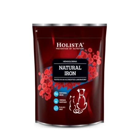 Żelazo HOLISTA NaturalIron hem dla psa i kota 600g
