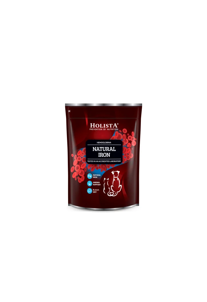 Żelazo HOLISTA NaturalIron hem dla psa i kota 600g