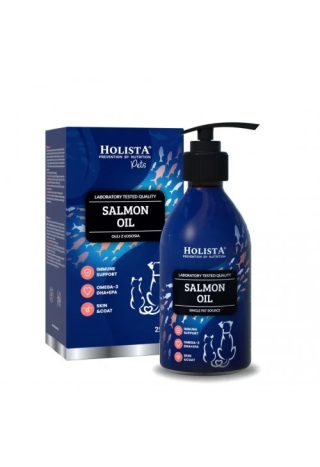 Olej HOLISTA SalmonOil dla psa i kota 250ml