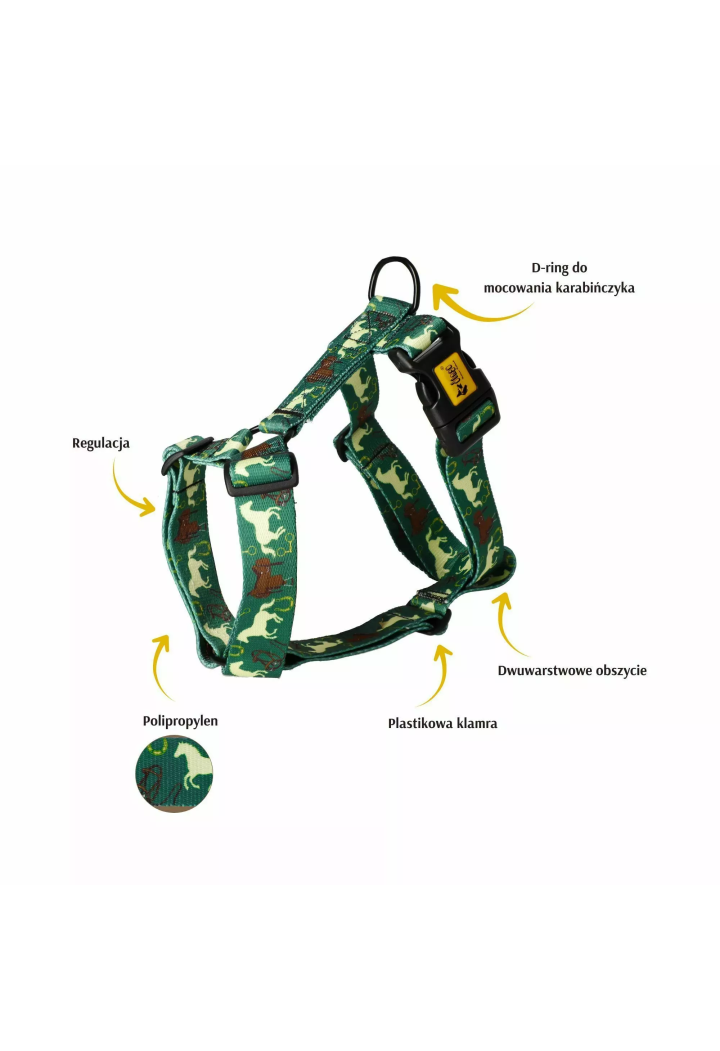 Szelki dla psa DINGO Guard City Horse