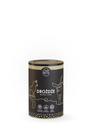 Suplement dla psów i kotów WOW!PETS Drożdże 220g